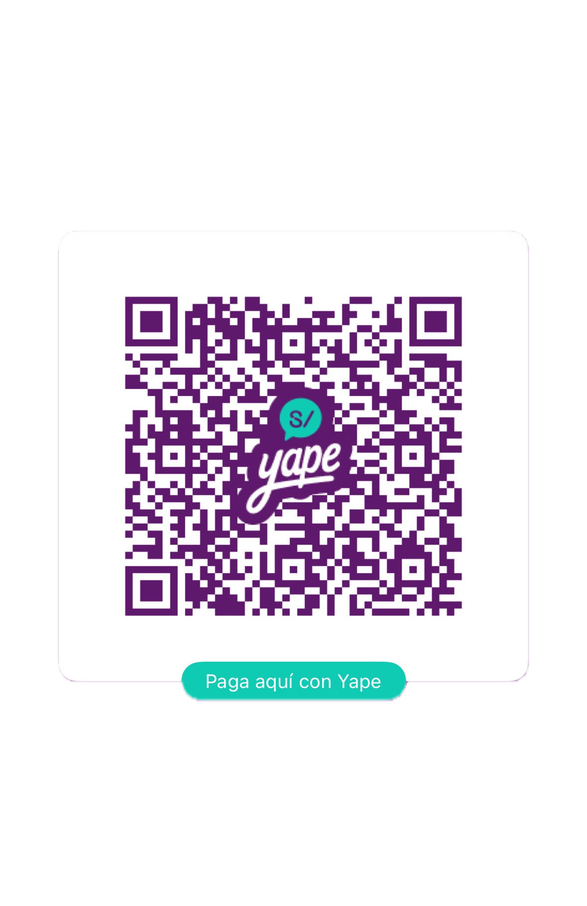QR de donación